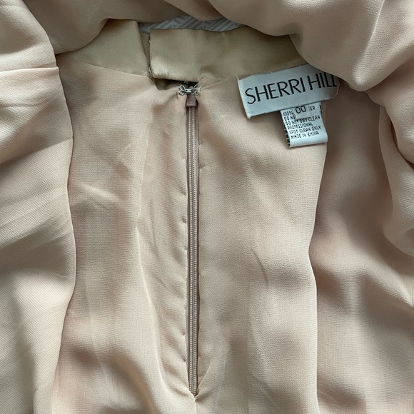 Sherri Hill Mini Homecoming Dress Nude 00 - Picture 9 of 13